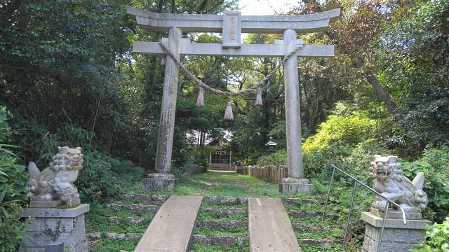 長崎県の式内社志々伎神社跡