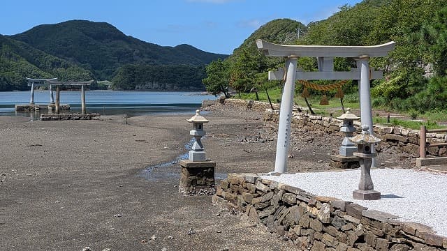 長崎県対馬市の和多都美神社