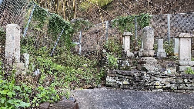 長崎県対馬市の対馬円通寺宗家墓地