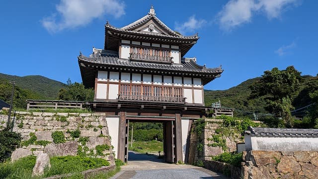 長崎県対馬市の金石城跡