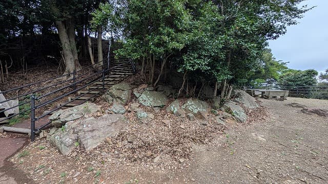 長崎県対馬市の結石山城跡