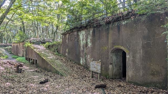 長崎県対馬市の上見坂堡塁跡