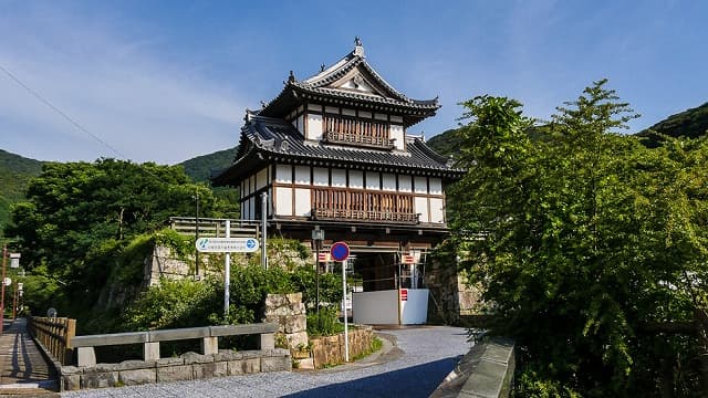 長崎県対馬市の金石城跡