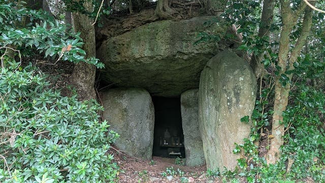 長崎県壱岐市の真部路1号墳