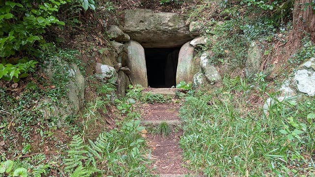 長崎県壱岐市の笹塚古墳