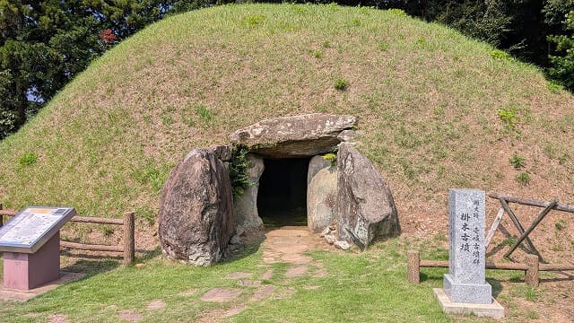 長崎県壱岐市の壱岐古墳群（掛木古墳）