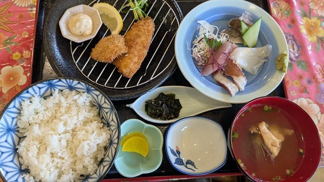 アジフライ定食