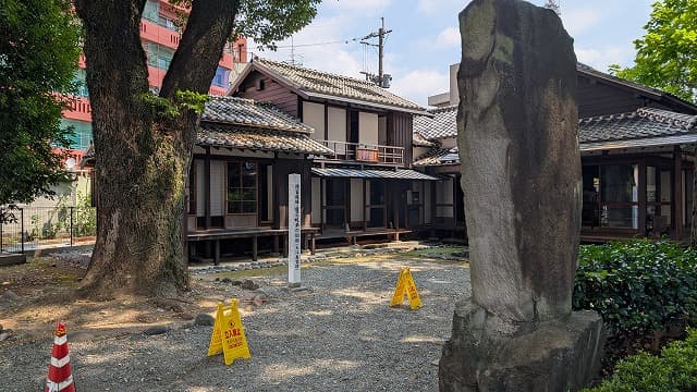 熊本県熊本市の徳富旧邸（大江義塾跡）