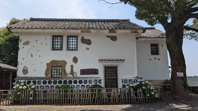 熊本県熊本市の田原坂＿弾痕の家