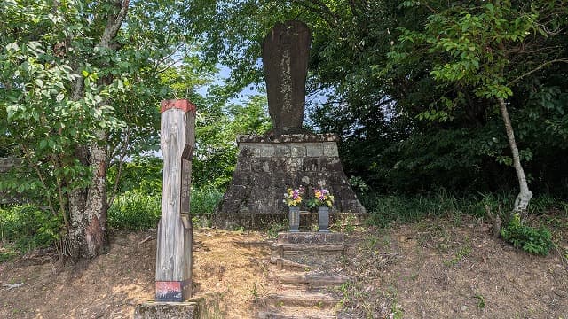 熊本県熊本市の田原坂＿谷村計介戦死之碑