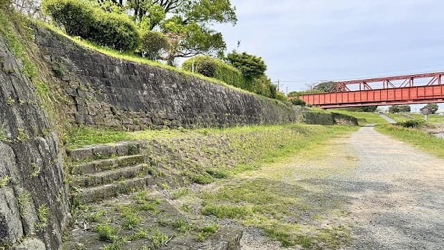 熊本県玉名市の熊本藩高瀬米蔵跡