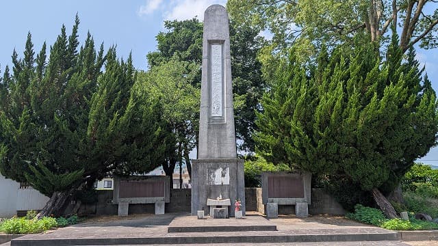 熊本県玉名市の高瀬官軍墓地跡