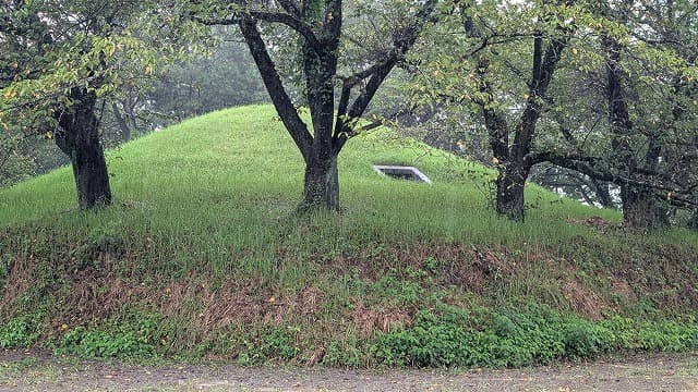 熊本県菊池市の袈裟尾高塚古墳