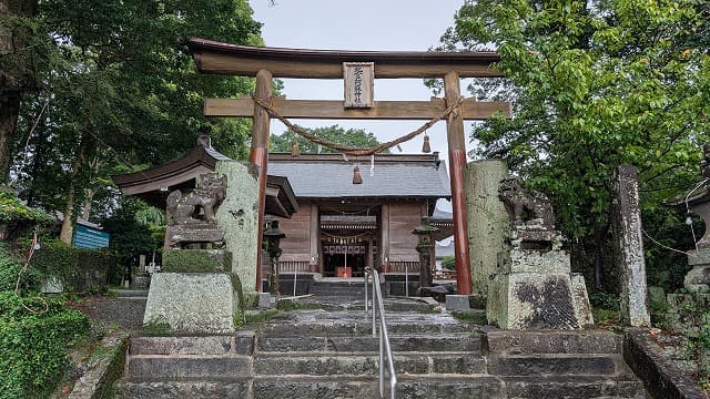 熊本県菊池市の菊池氏遺跡（北宮阿蘇神社）