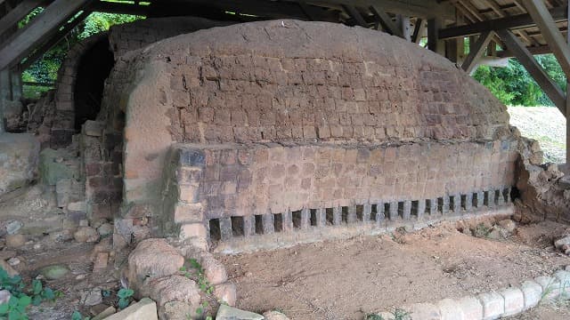 熊本県の網田焼窯跡