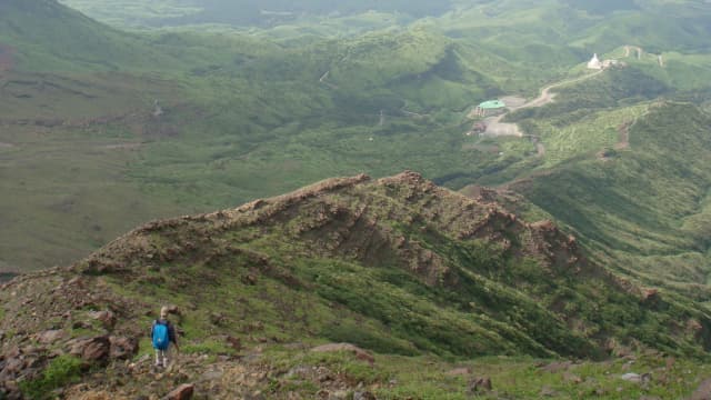 熊本県阿蘇市の仙酔尾根