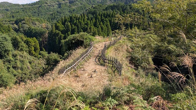 熊本県下益城郡の堅志田城跡