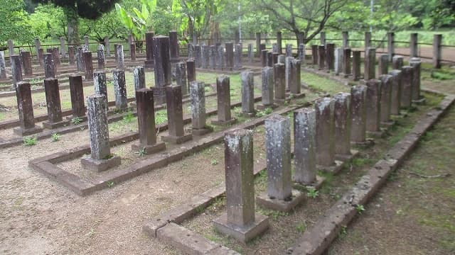 熊本県玉名郡の肥猪町官軍墓地