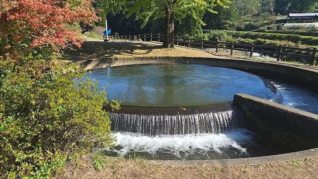 熊本県上益城郡の小笹円形分水