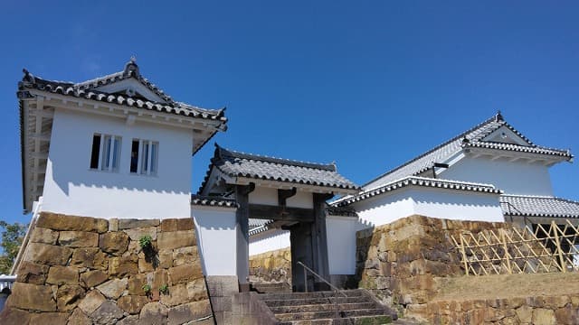 熊本県天草郡の富岡城跡