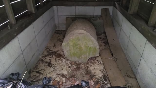 大分県の下藤地区キリシタン墓地