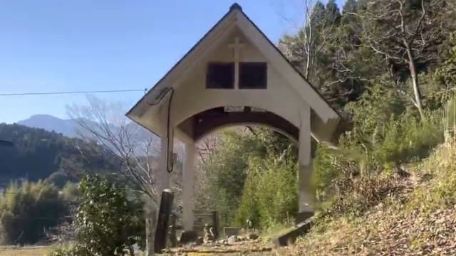 大分県の原のキリシタン墓碑