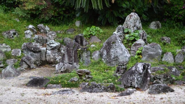 大分県杵築市の妙経寺庭園