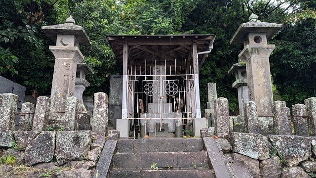 大分県速見郡の帆足万里墓