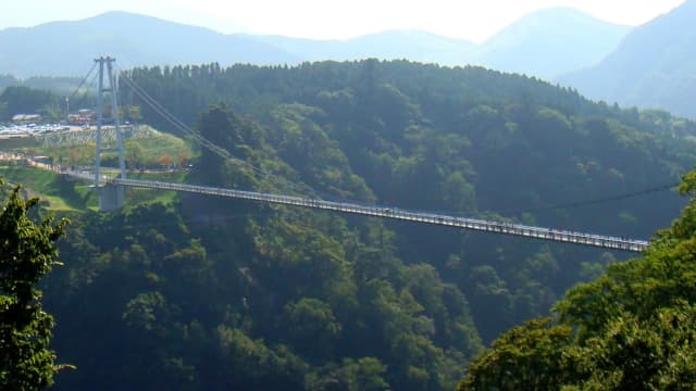 大分県玖珠郡の九重夢大吊橋