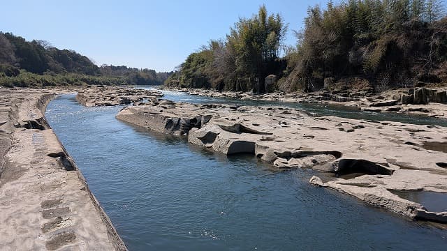 宮崎県都城市の観音瀬水路