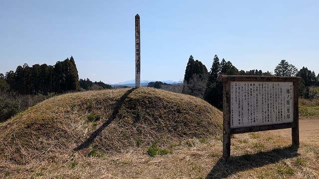 宮崎県小林市の紙屋池の原一里塚
