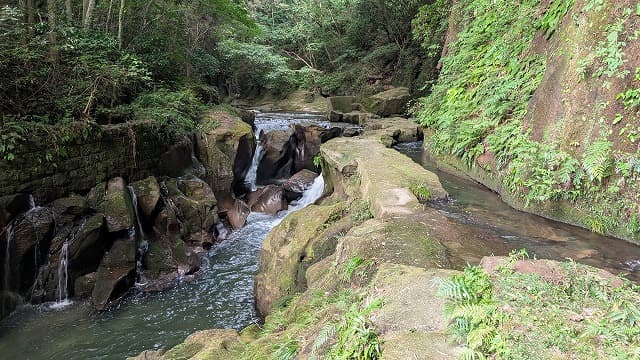 鹿児島県の旧集成館（関吉の疎水溝）