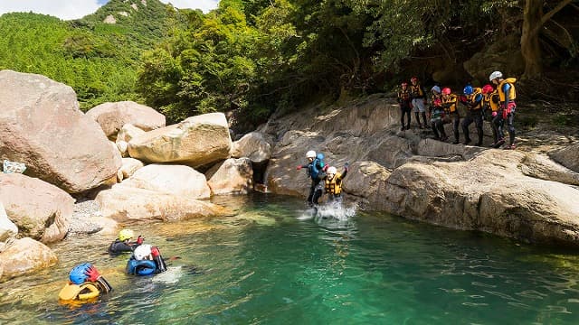 鹿児島県垂水市の猿ヶ城渓谷