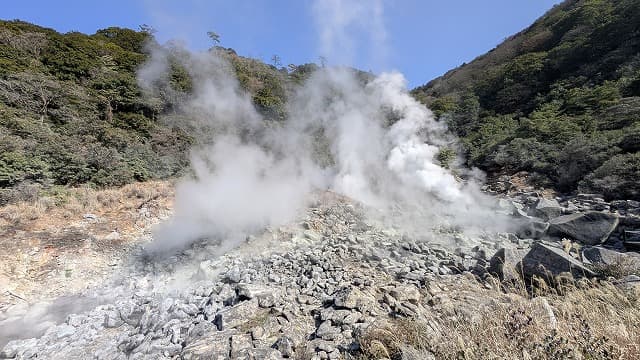 鹿児島県姶良郡の八幡大地獄
