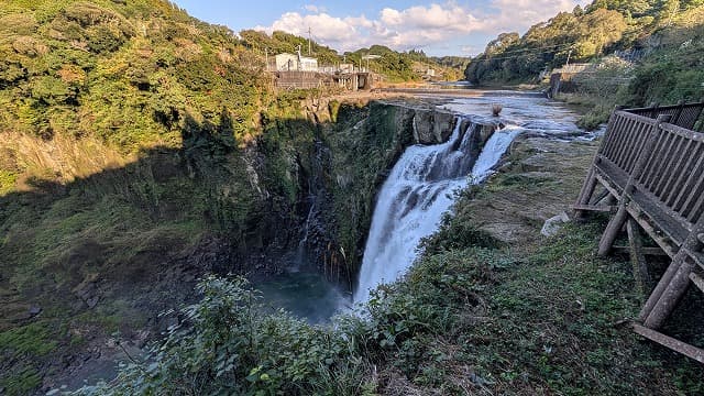 鹿児島県肝属郡の雄川の滝