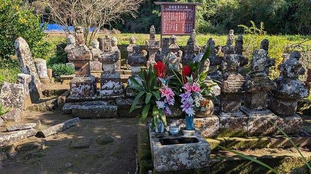 鹿児島県肝属郡の祢寝氏累代の墓