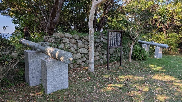 鹿児島県肝属郡の根占原台場跡